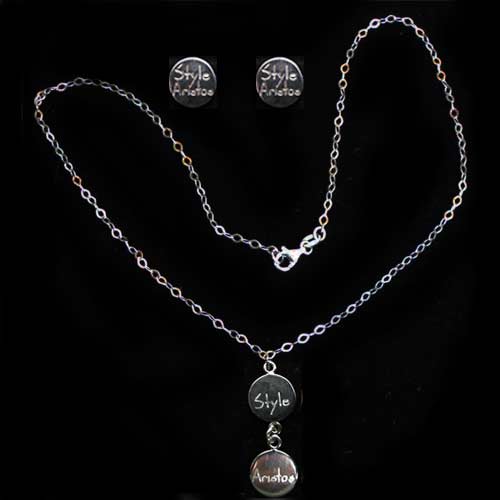 Imagen conjunto gargantilla y pendientes Style Aristos 